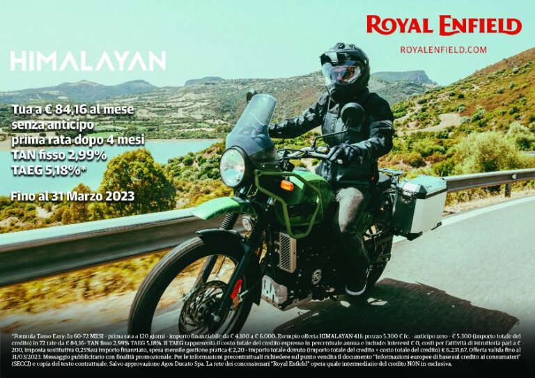Royal Enfield Himalayan 411 Tasso easy New Generation Motors